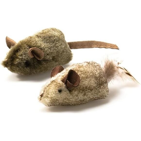 Twice the Mice Cat Toy, 2pc (Interactive Catnip Toy) - Picture 8 of 8